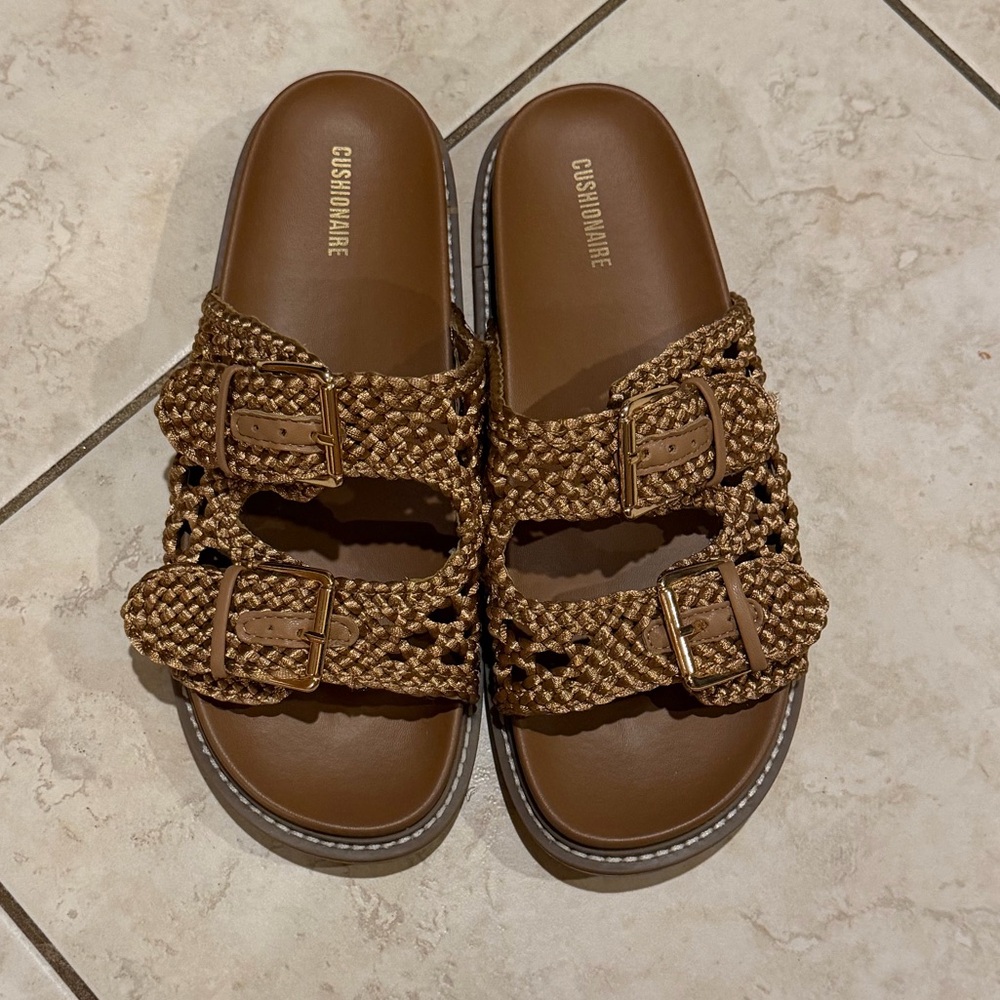 Cushionaire Two Strap Sandal - Picture 3 of 13